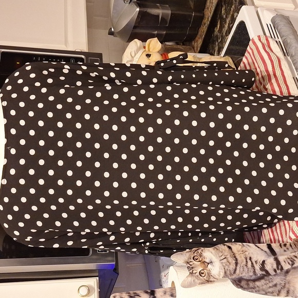 f Dressbarn Black and White Polka Dot Blouse. NWT. size 2X - Picture 3 of 5